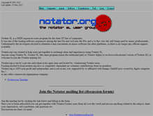 Tablet Screenshot of notator.org